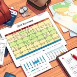 Planeje viagens com base no seu calendário financeiro