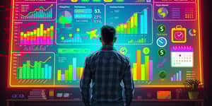 Acompanhe seu progresso financeiro por meio de metas visuais