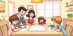 Crie uma rotina de planejamento em família