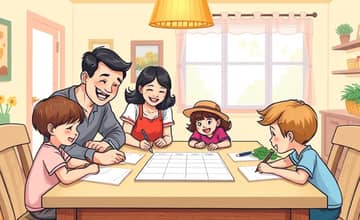 Crie uma rotina de planejamento em família