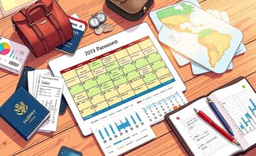 Planeje viagens com base no seu calendário financeiro