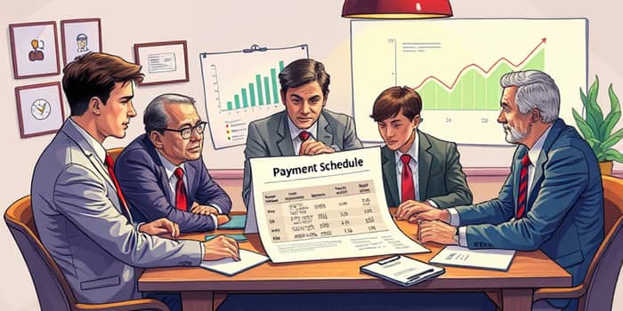Crie um plano de pagamento antes de contratar